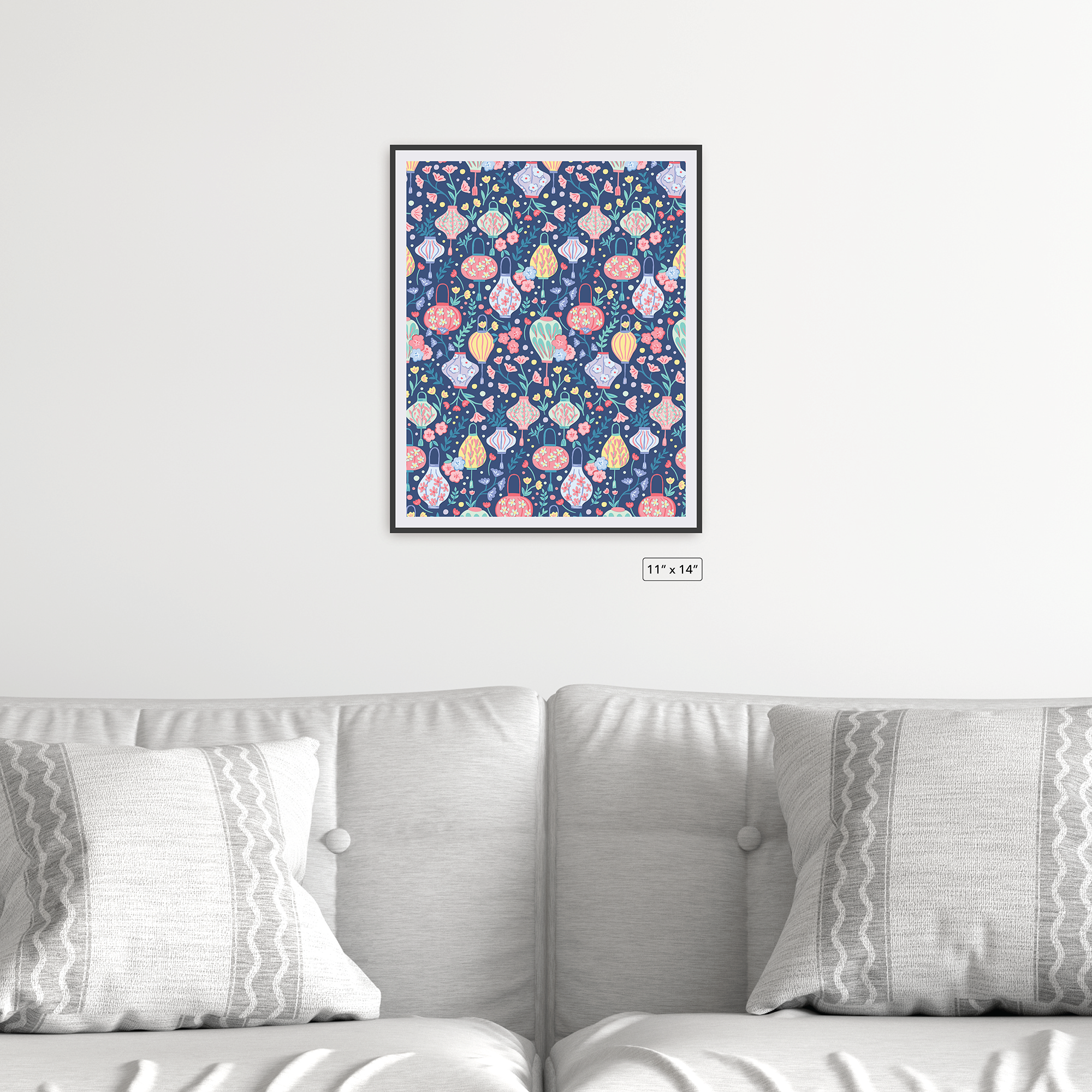 Midnight Lanterns Canvas