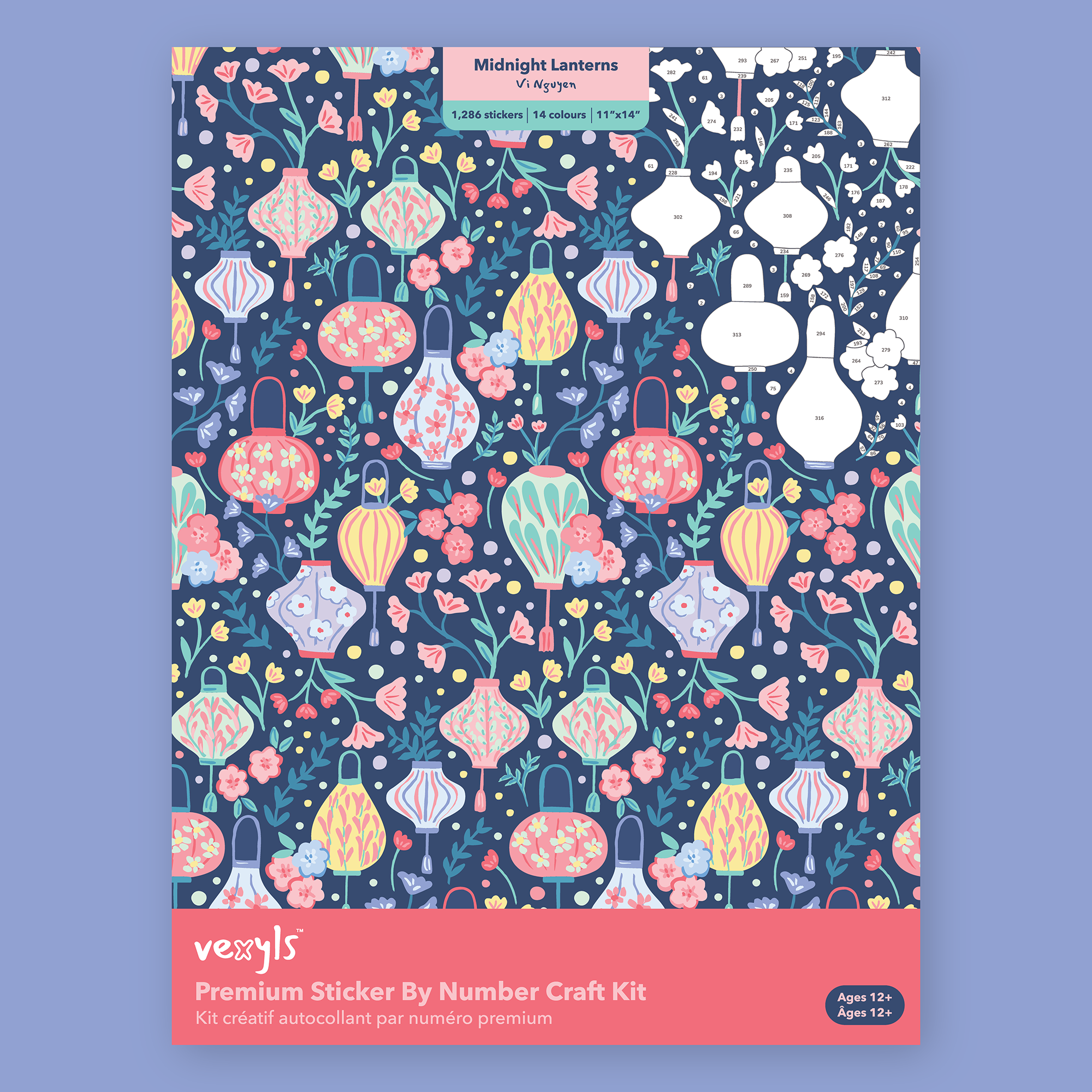 Midnight Lanterns Canvas