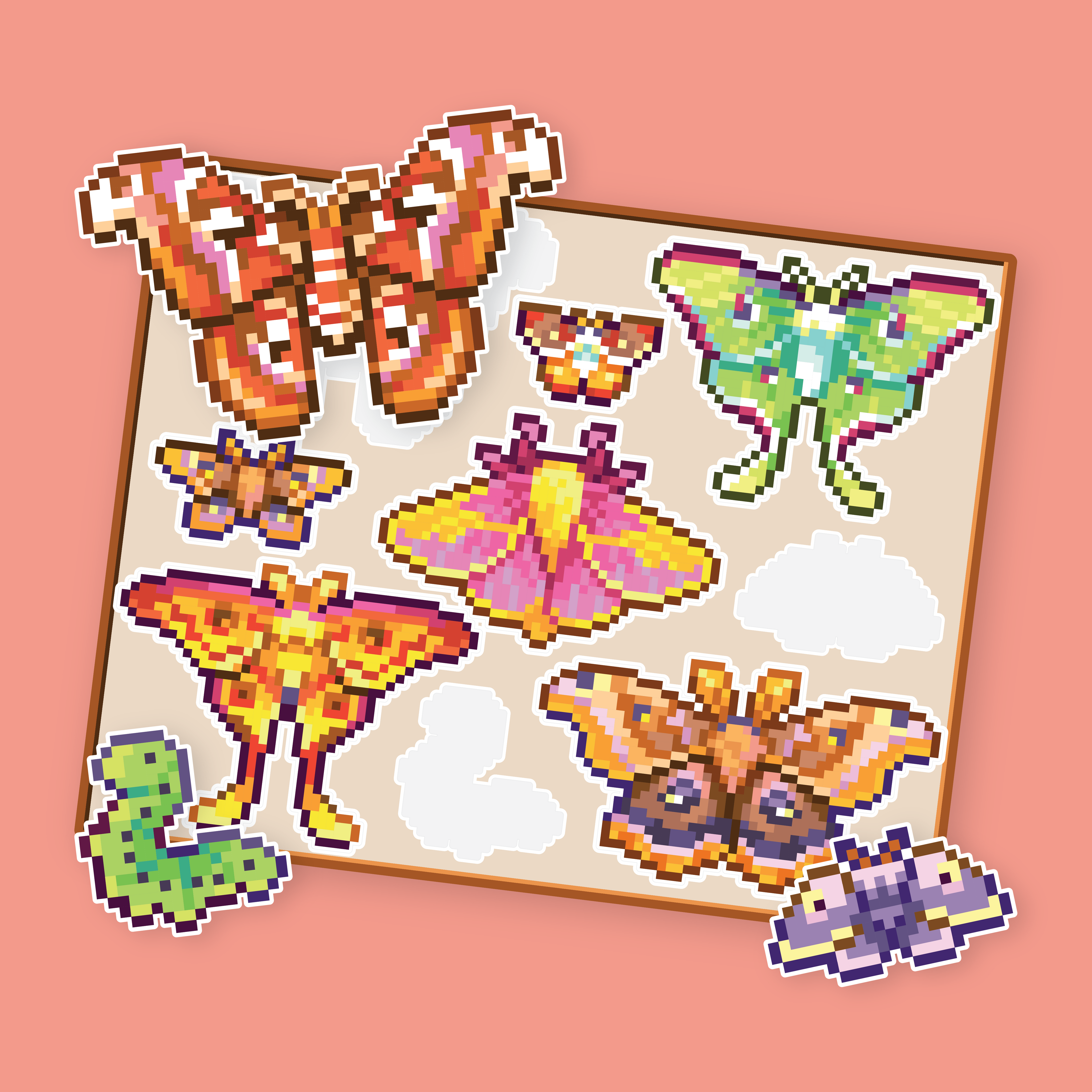 Moths Sticker Sheet