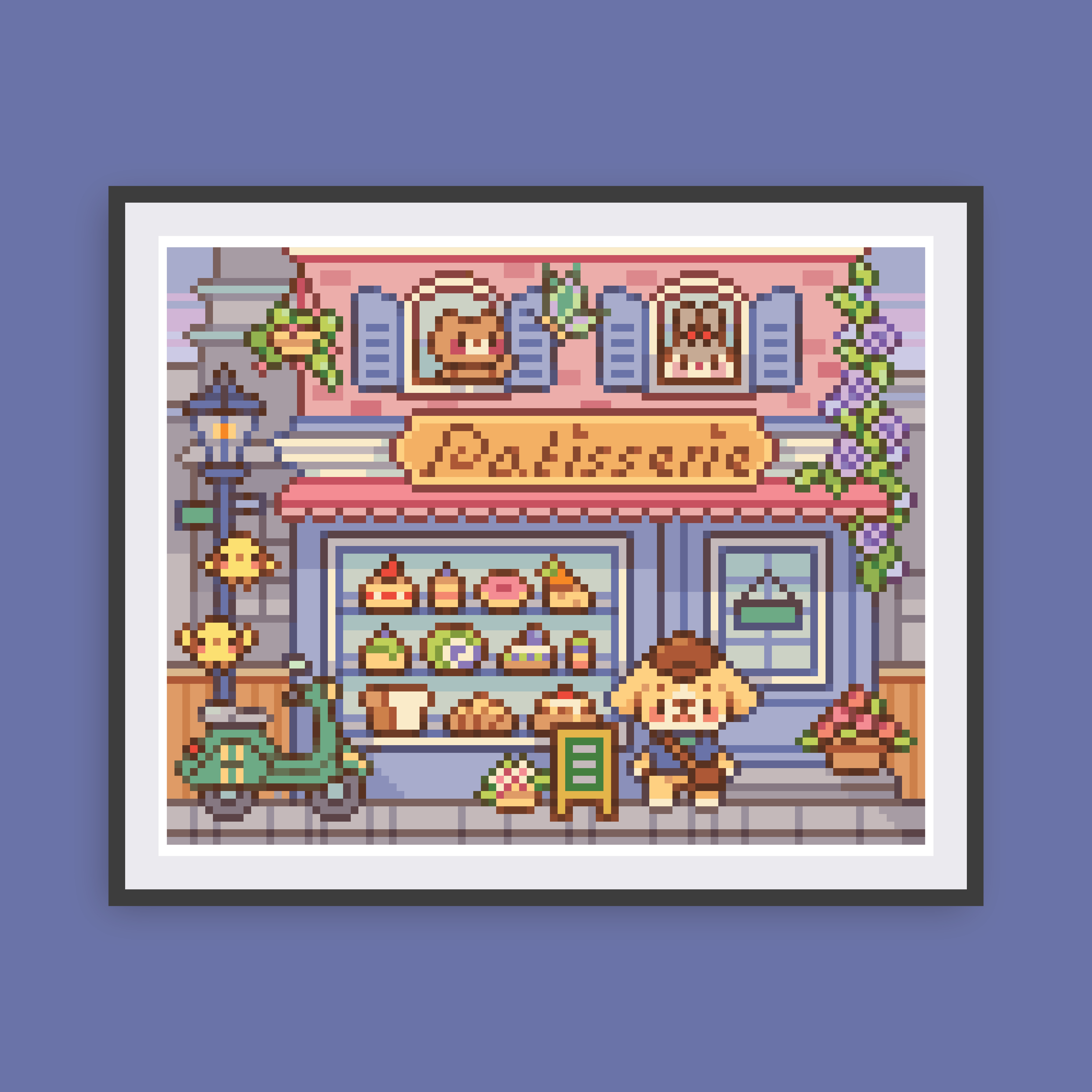 Patisserie Animals Canvas