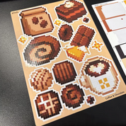 Coffee & Chocolate Sticker Sheet