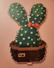 Bunny Cactus Acrylic Standee