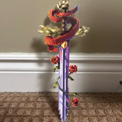 Knight Sword Acrylic Wall Art