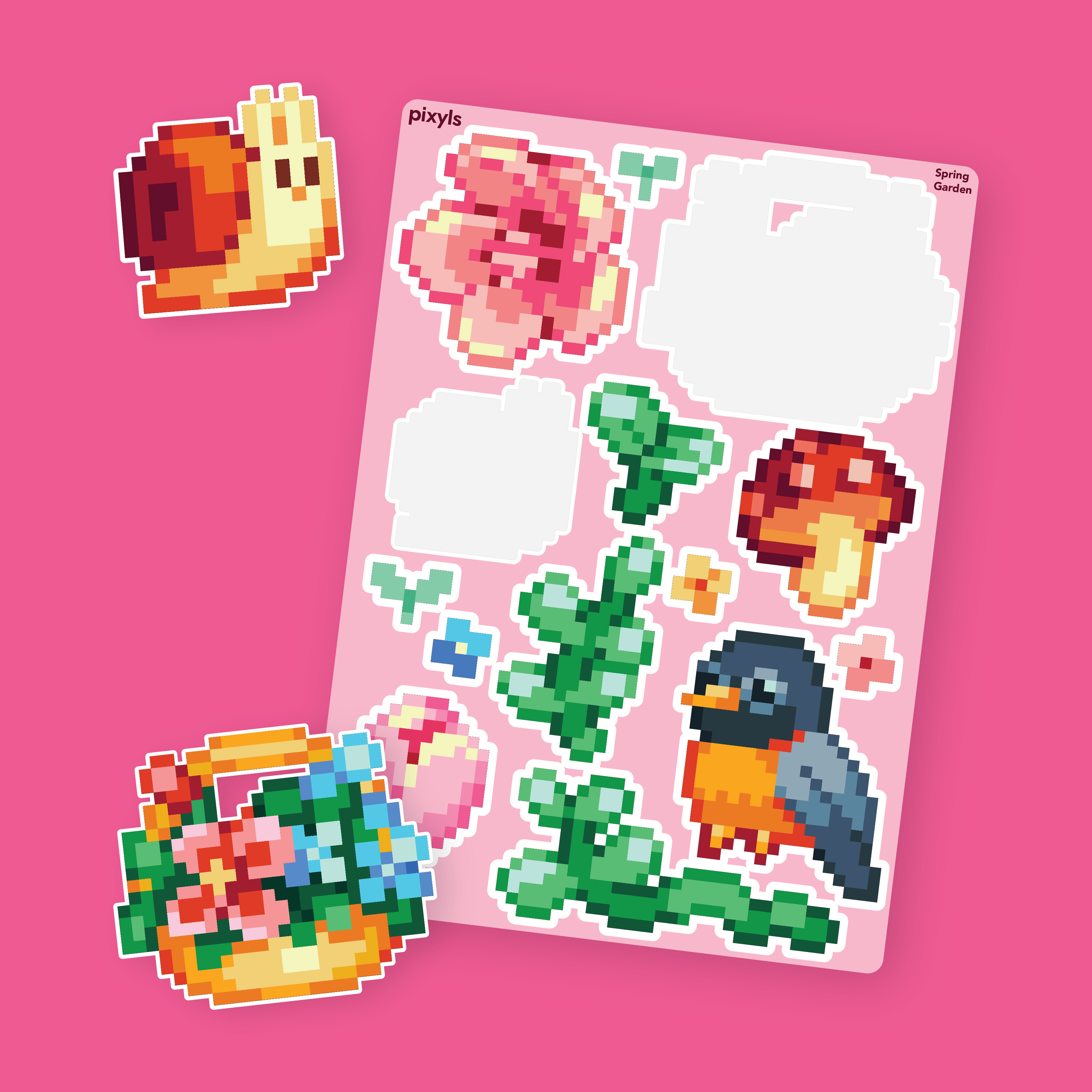 Spring Garden Sticker Sheet