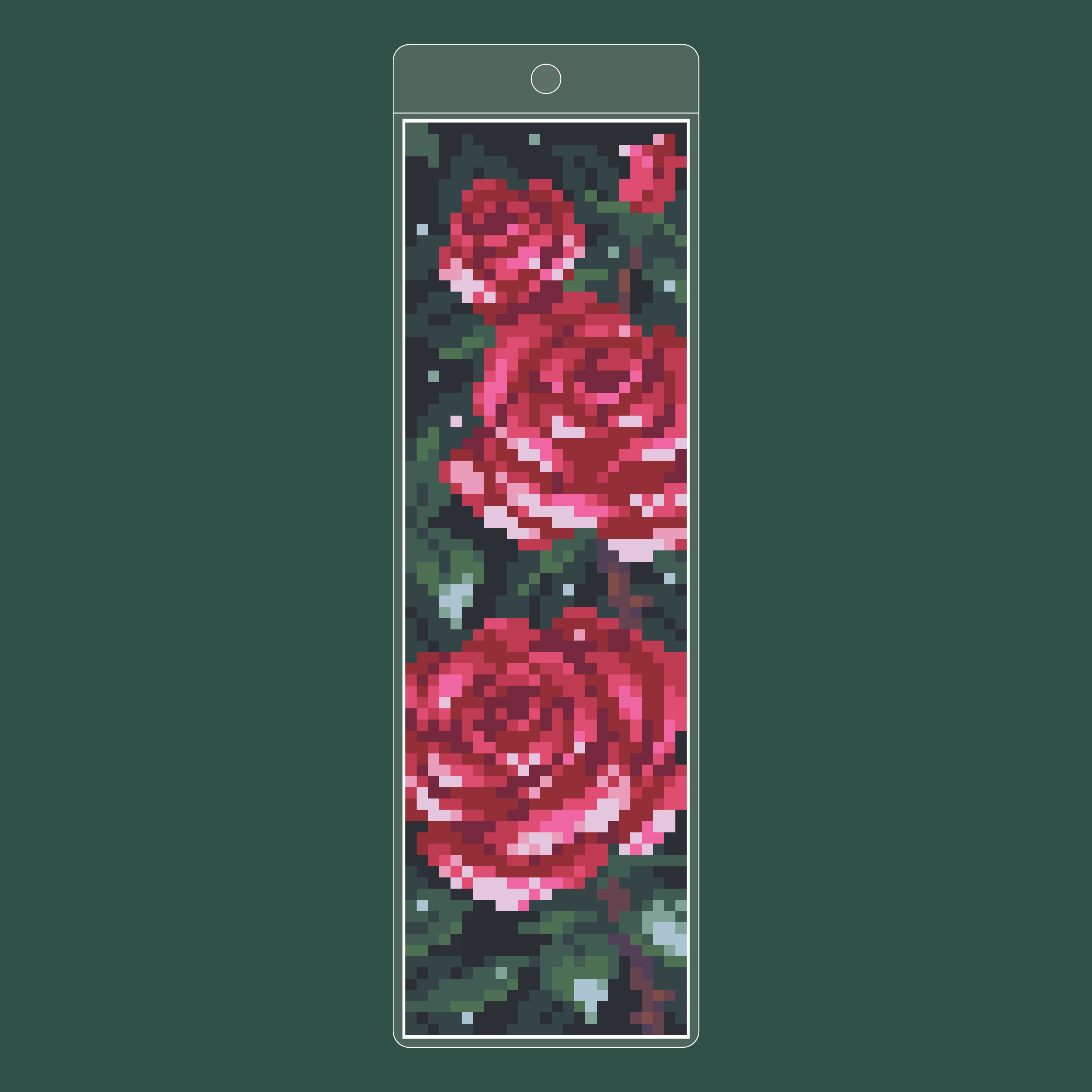 Winter Rose Bookmark