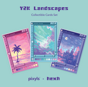 Y2K Landscapes Collectible Cards