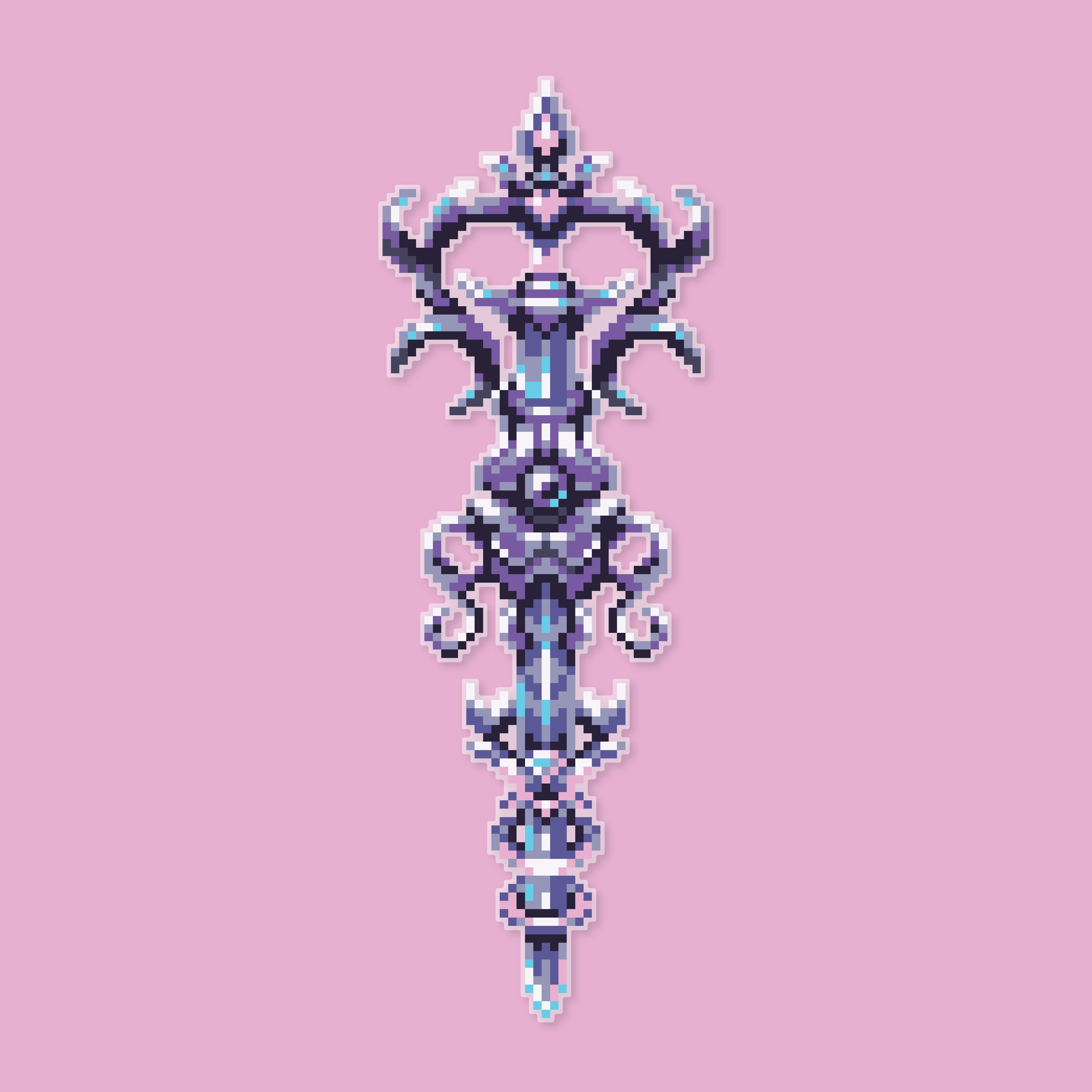 Y2K Sword Acrylic Wall Art