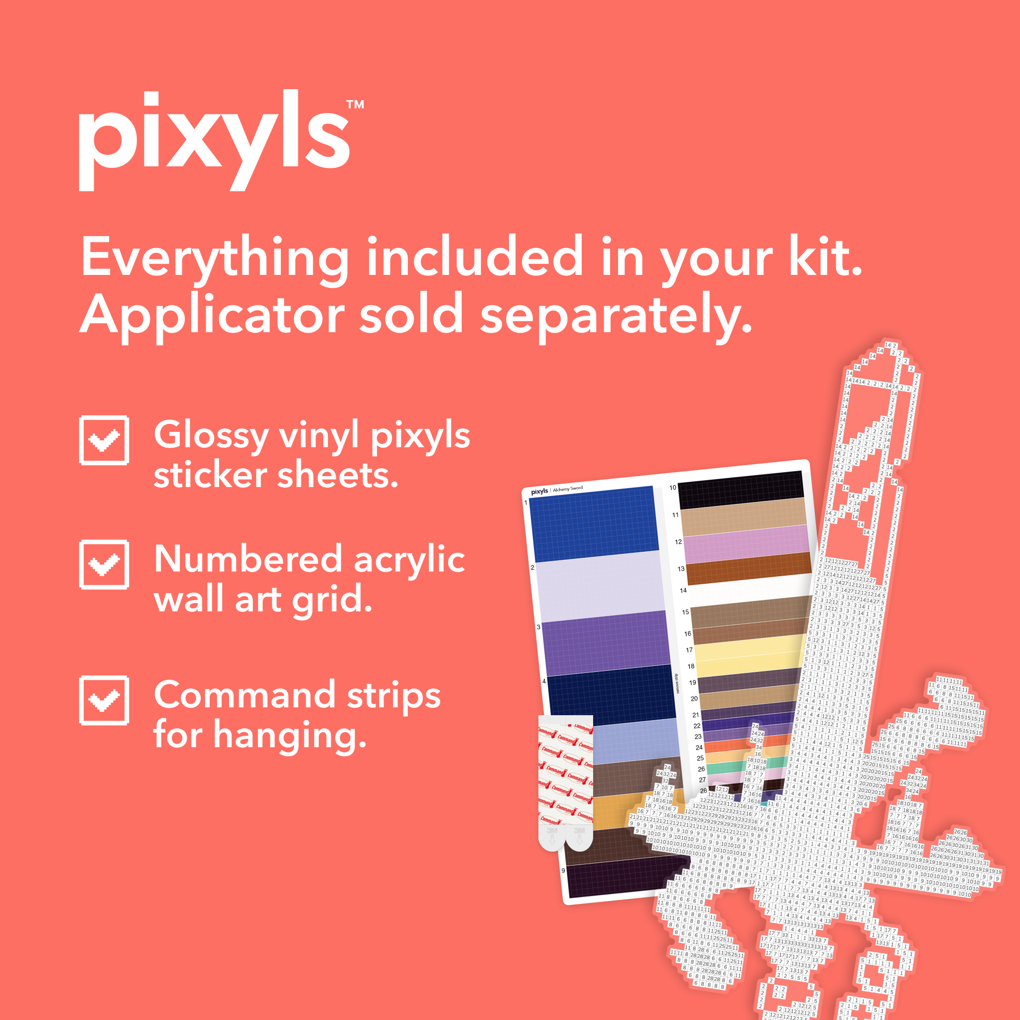 Y2K Sword Acrylic Wall Art