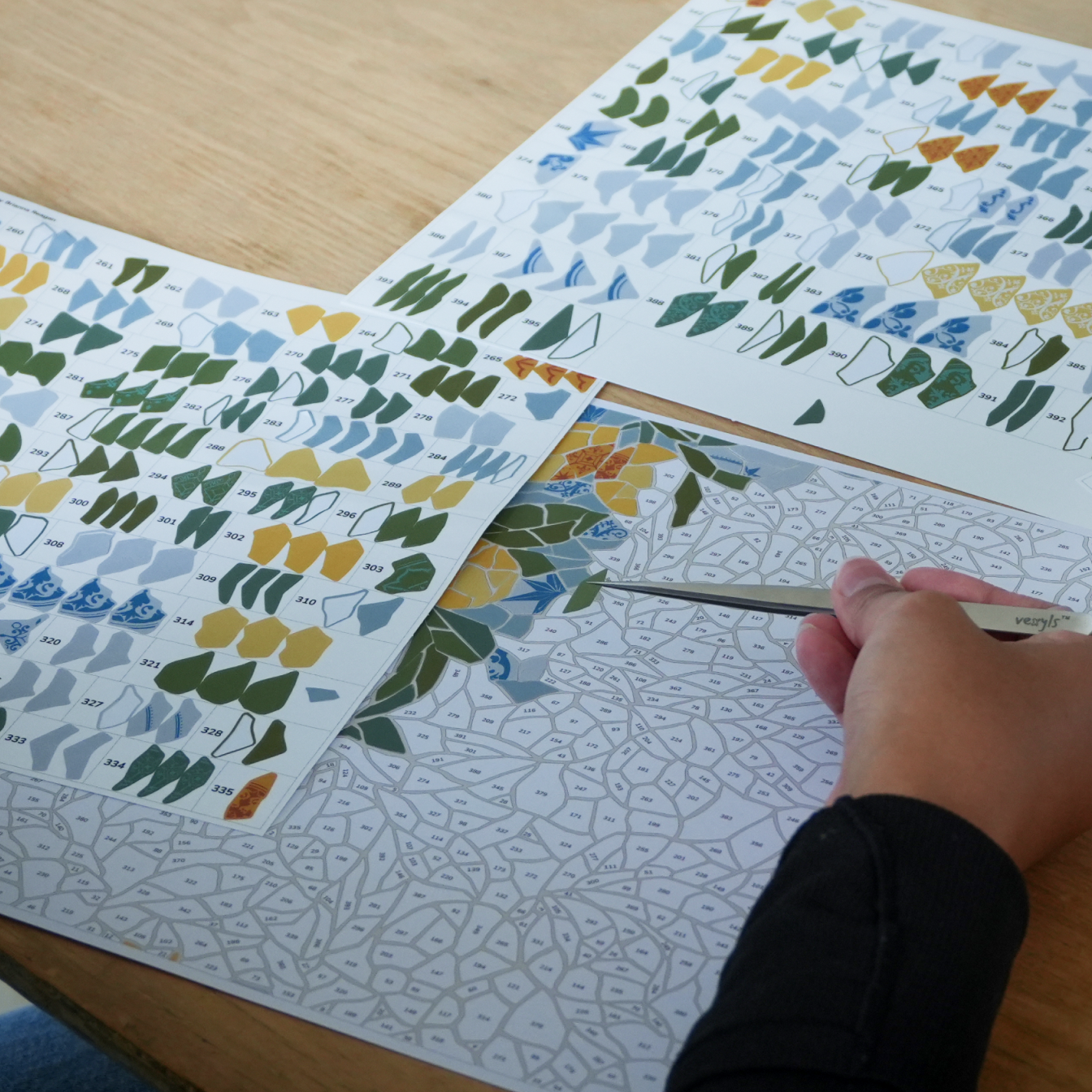 Citrus Mosaic Garden Canvas