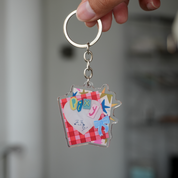 Pixy Layered Keychain