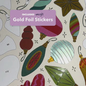 Vintage Christmas Ornaments Canvas