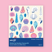 Summer Seashells Canvas
