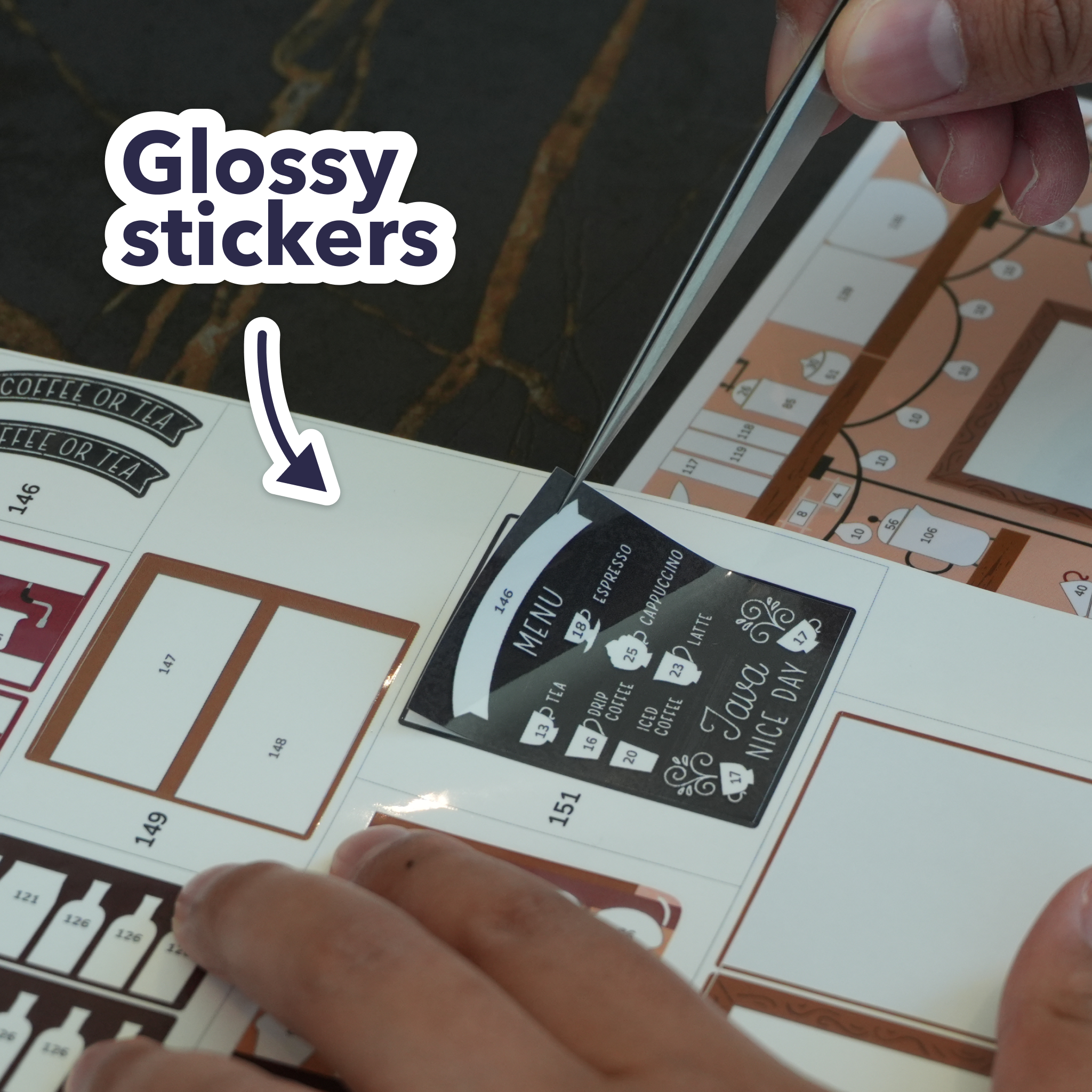 Vexyls Sticker by Number Canvases Scenes