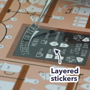 Vexyls Sticker by Number Canvases Scenes