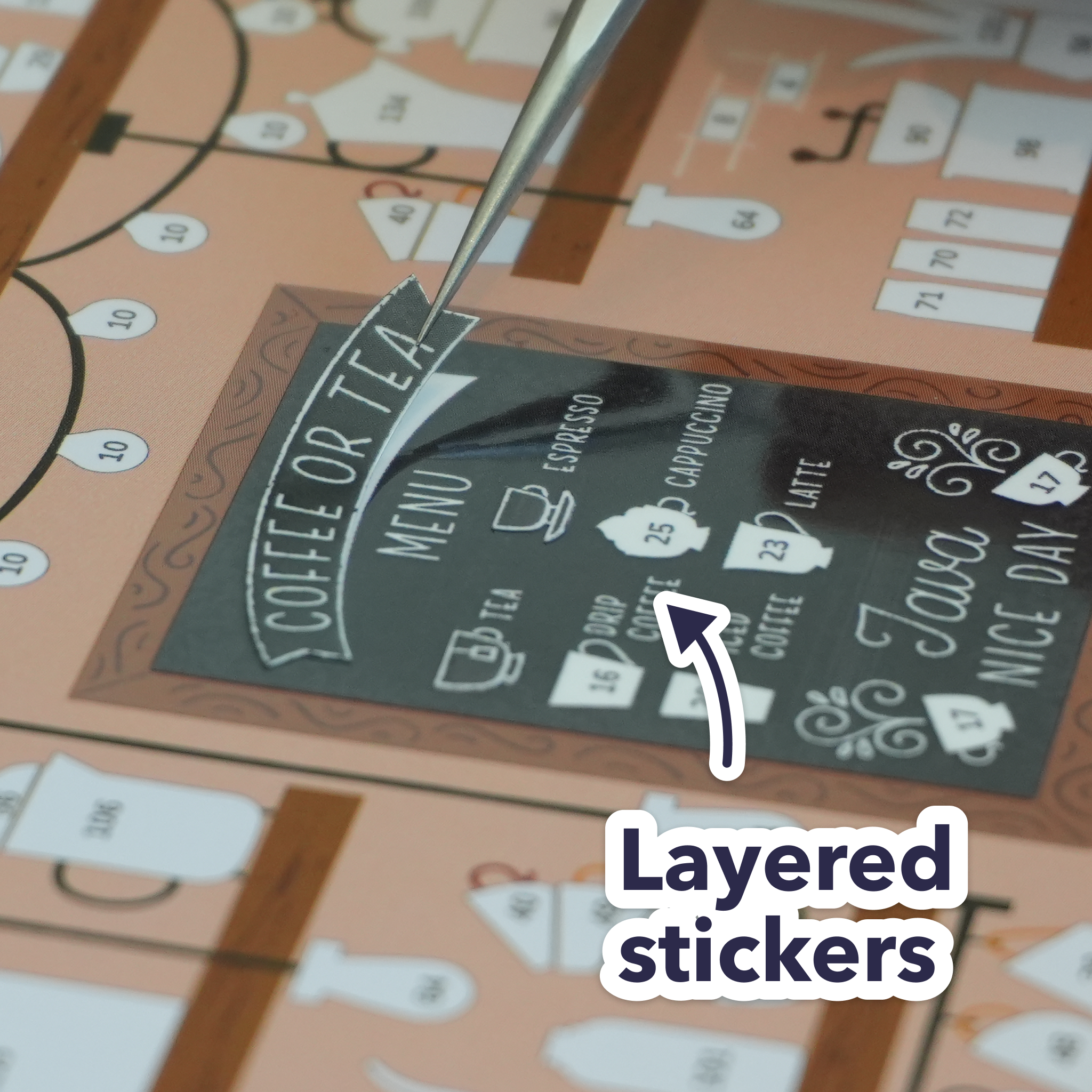 Vexyls Sticker by Number Canvases Scenes